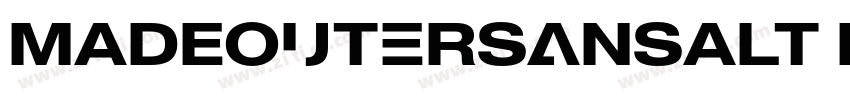 MADEOuterSansAlt Bla字体转换 MADEOuterSansAlt Bla字体转换